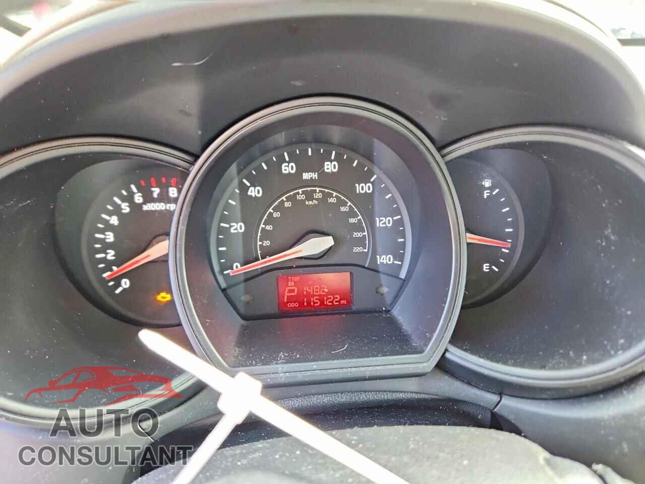 KIA RIO 2013 - KNADM5A33D6319212