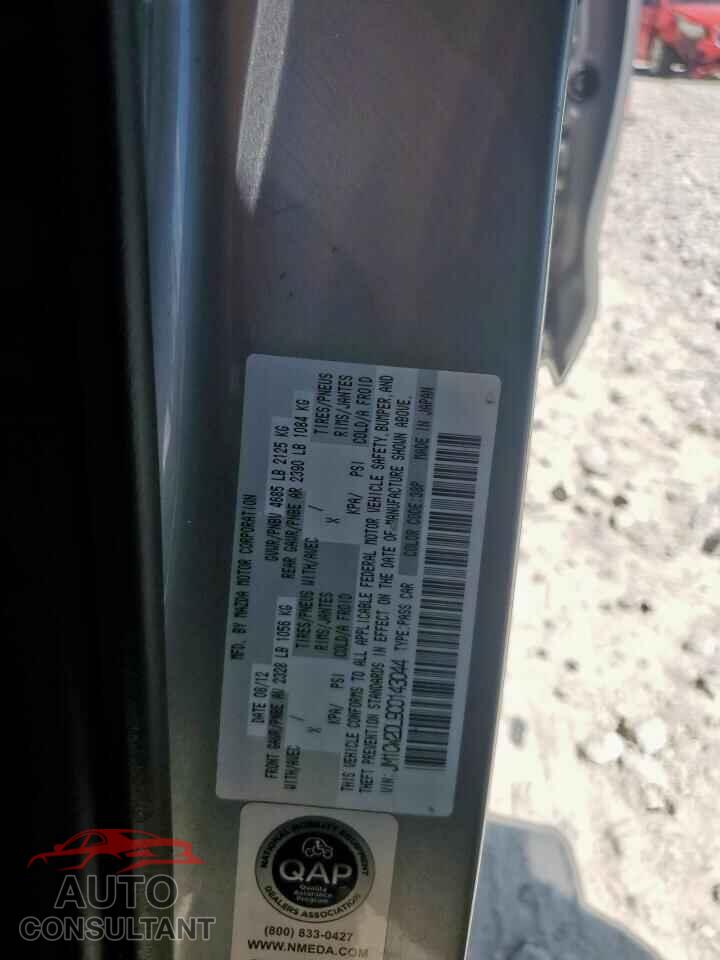 MAZDA 5 2012 - JM1CW2DL9C0143044
