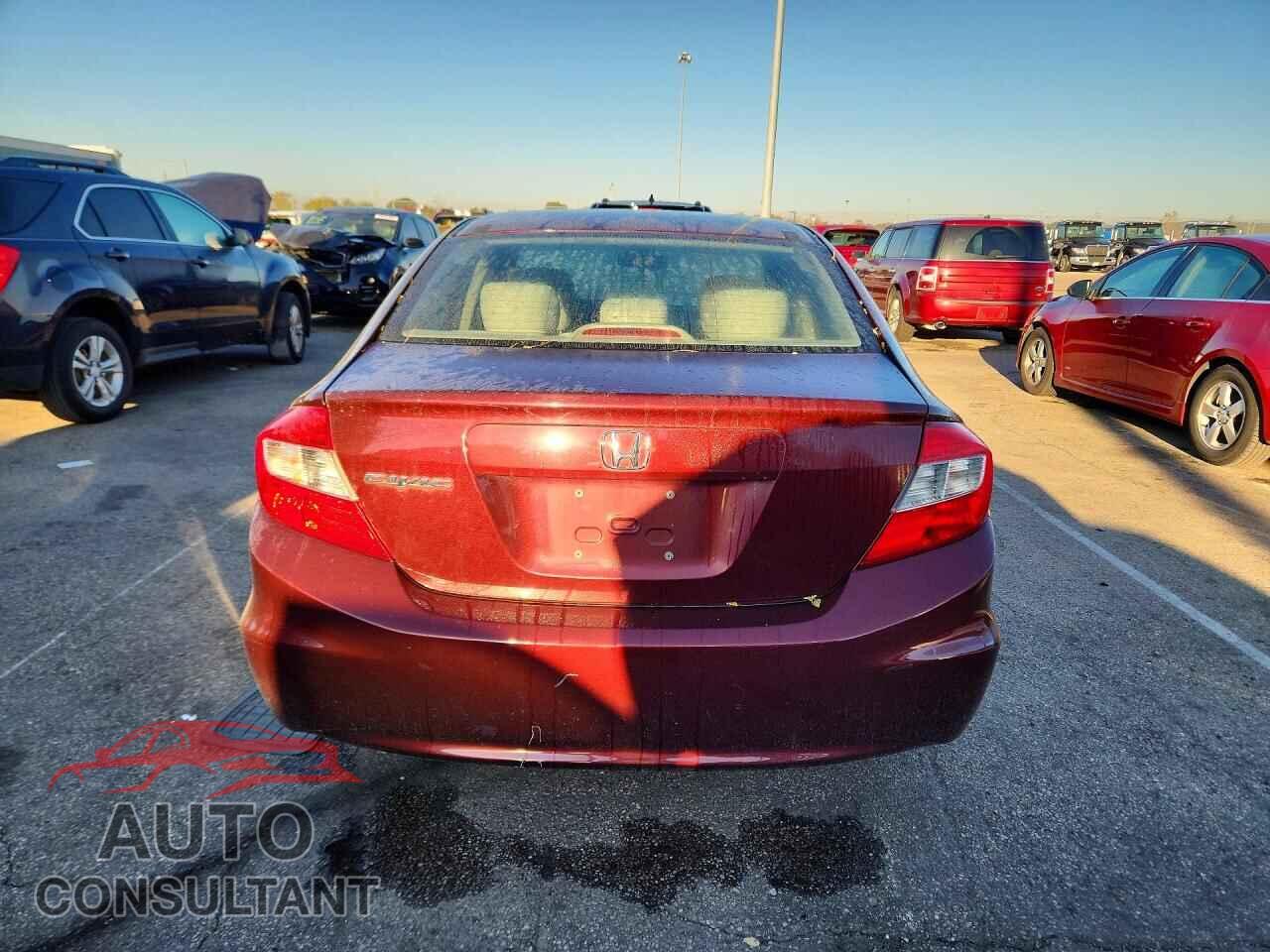 HONDA CIVIC 2012 - 19XFB2F55CE090664