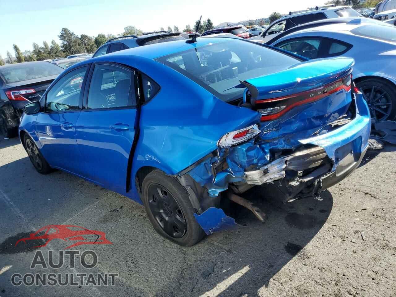 DODGE DART 2016 - 1C3CDFAAXGD564886