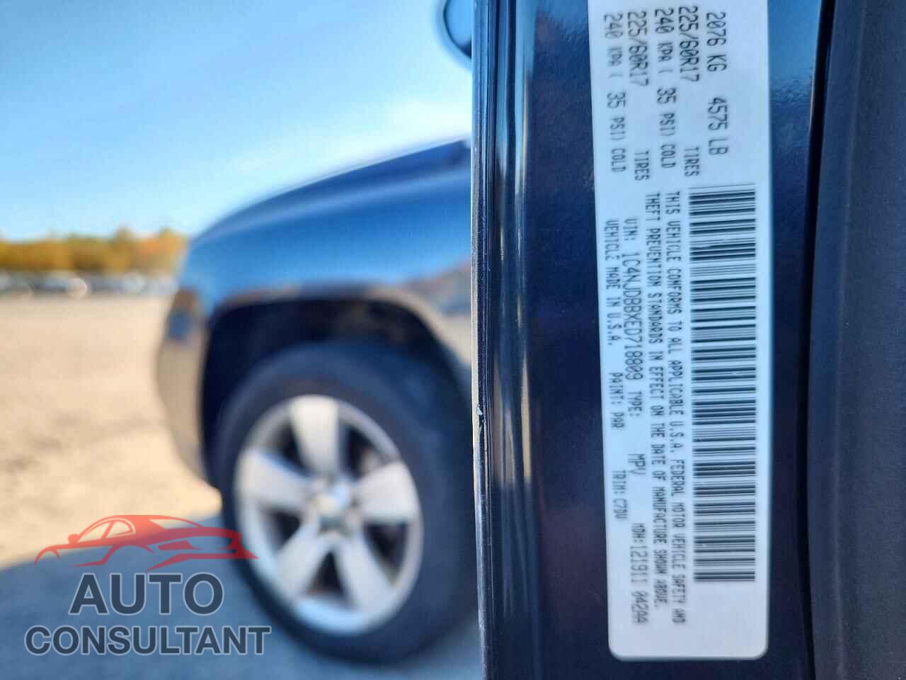 JEEP COMPASS 2014 - 1C4NJDBBXED718809