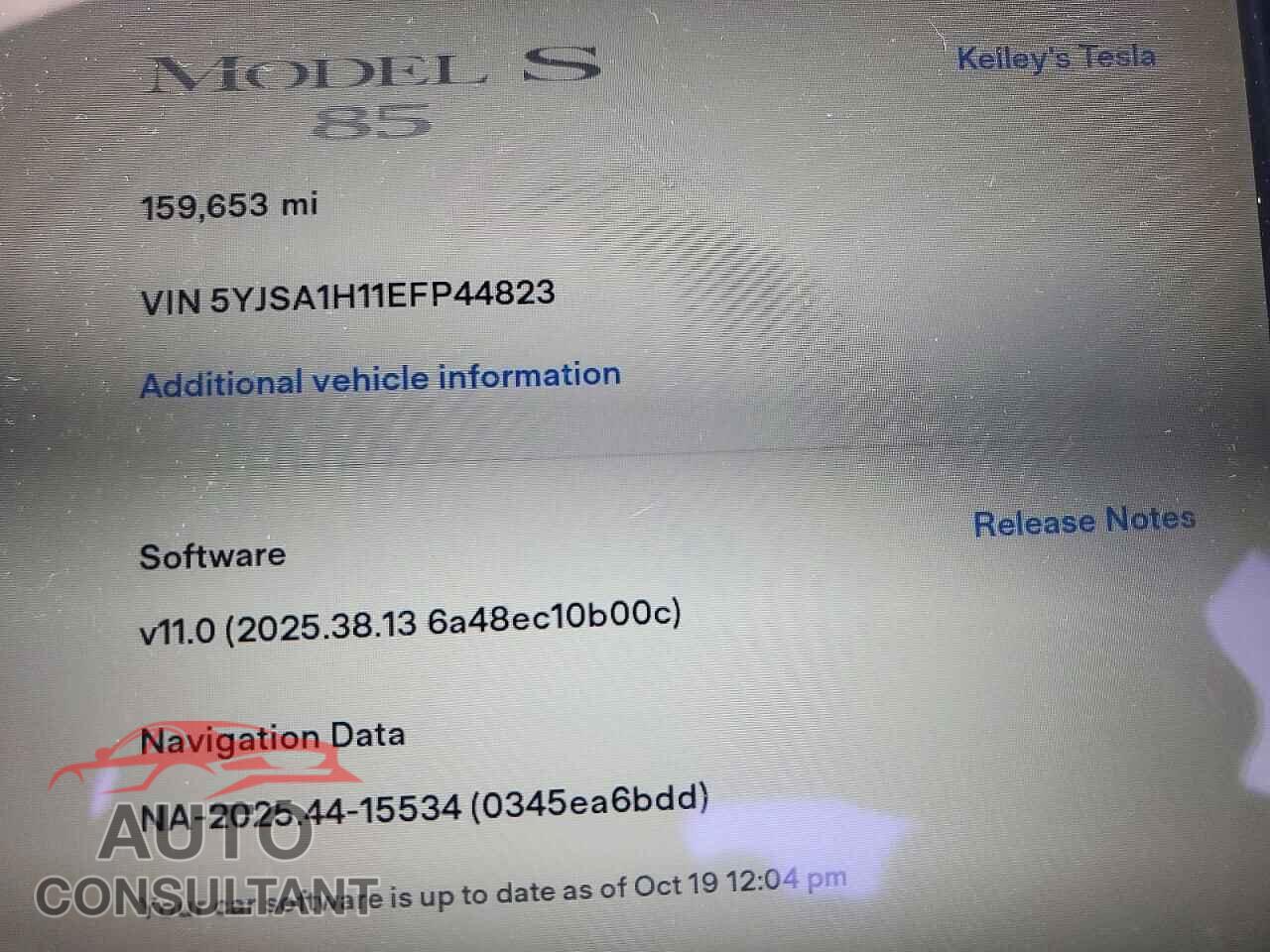 TESLA MODEL S 2014 - 5YJSA1H11EFP44823