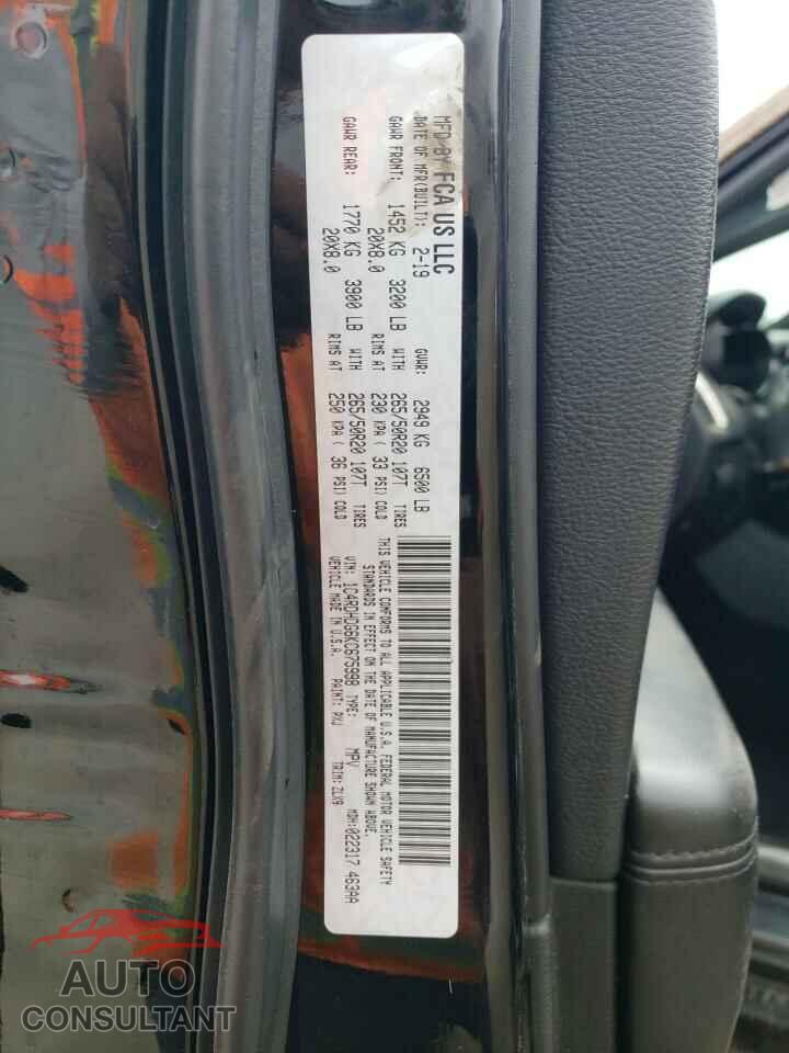 DODGE DURANGO 2019 - 1C4RDHDG6KC675998