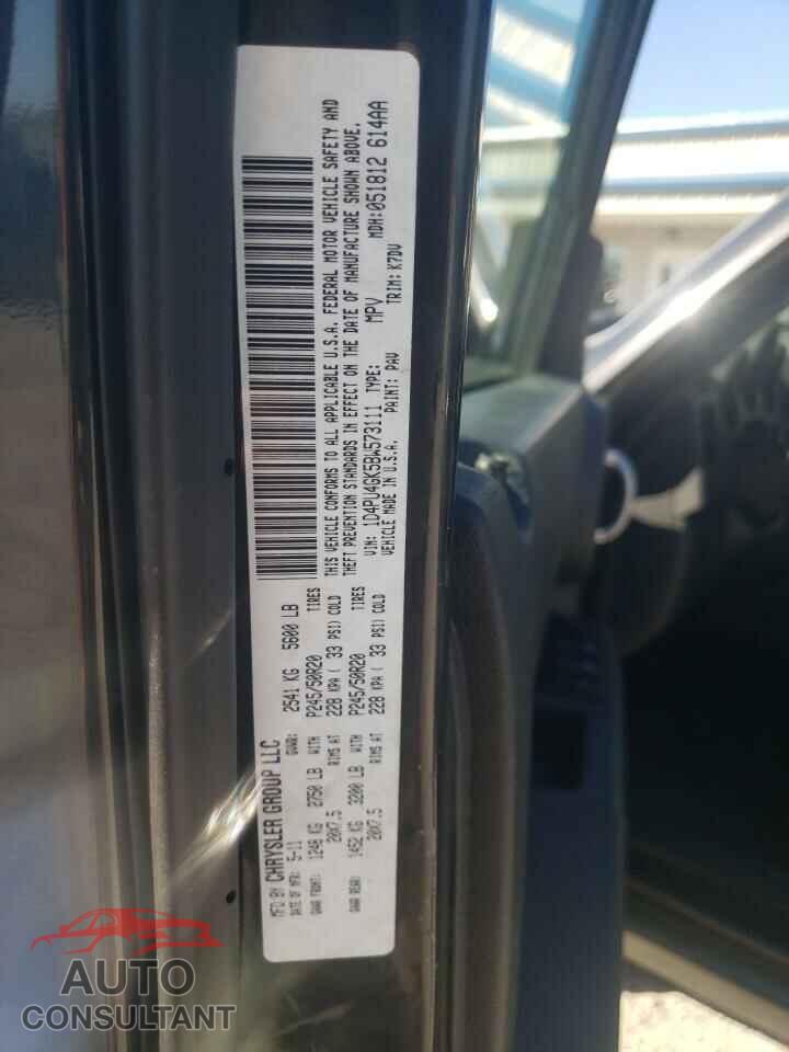 DODGE NITRO 2011 - 1D4PU4GK5BW573111
