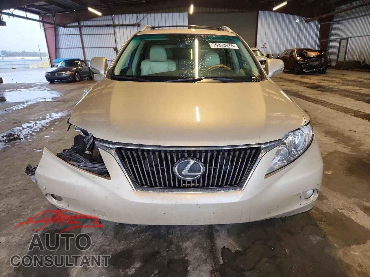 LEXUS RX350 2012 - 2T2BK1BAXCC131683