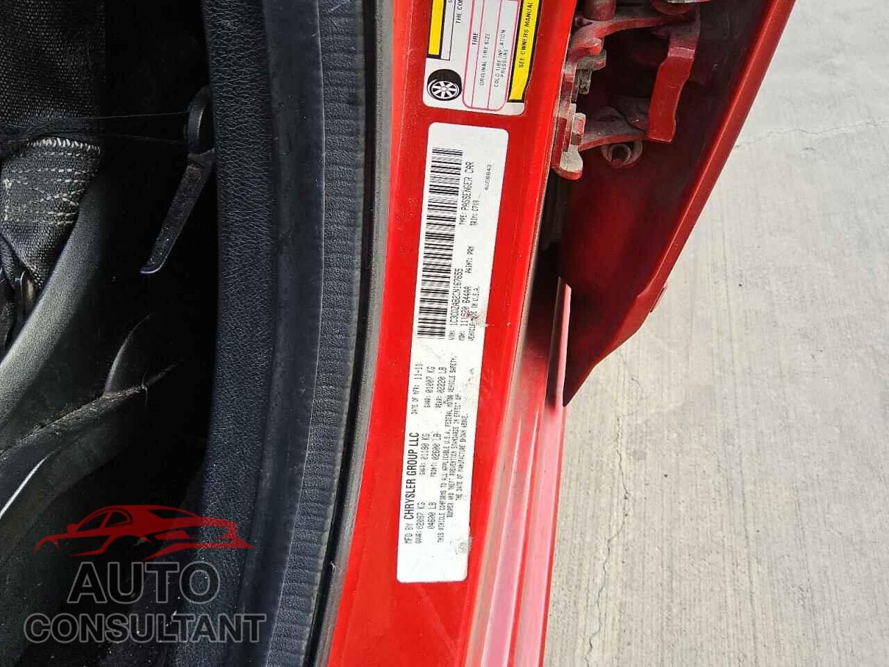DODGE AVENGER 2012 - 1C3CDZAB2CN167655