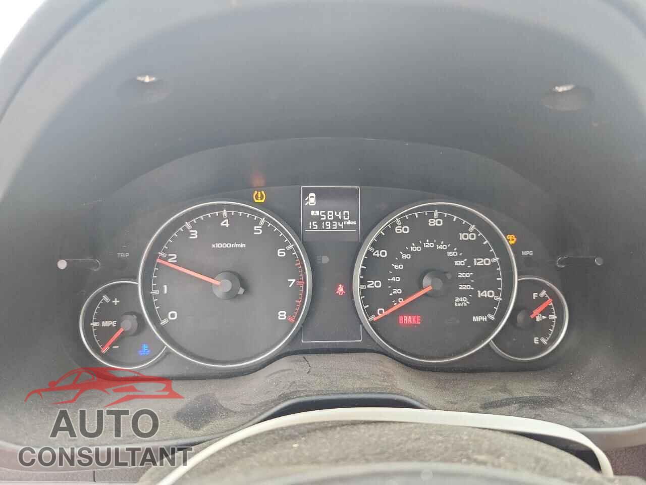 SUBARU OUTBACK 2014 - 4S4BRCACXE1318908