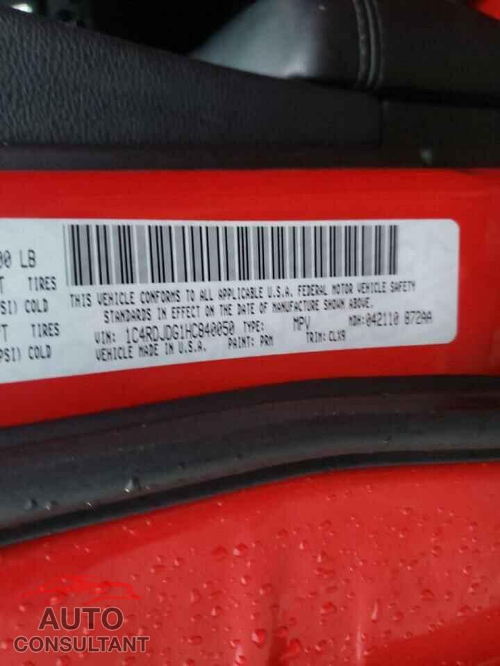 DODGE DURANGO 2017 - 1C4RDJDG1HC840050