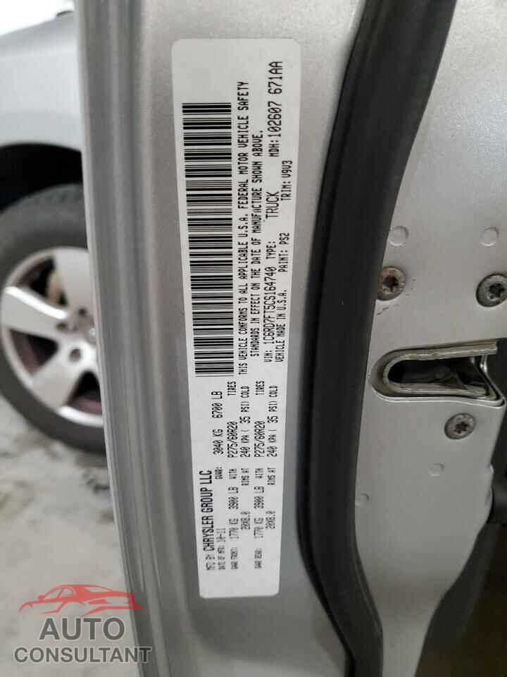 DODGE RAM 1500 2012 - 1C6RD7FT5CS164740