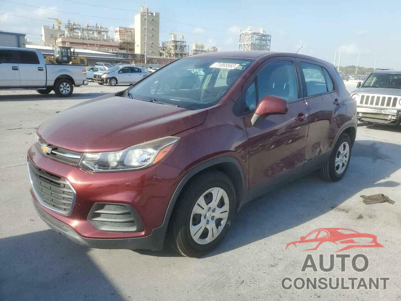 CHEVROLET TRAX 2017 - 3GNCJKSB3HL157225