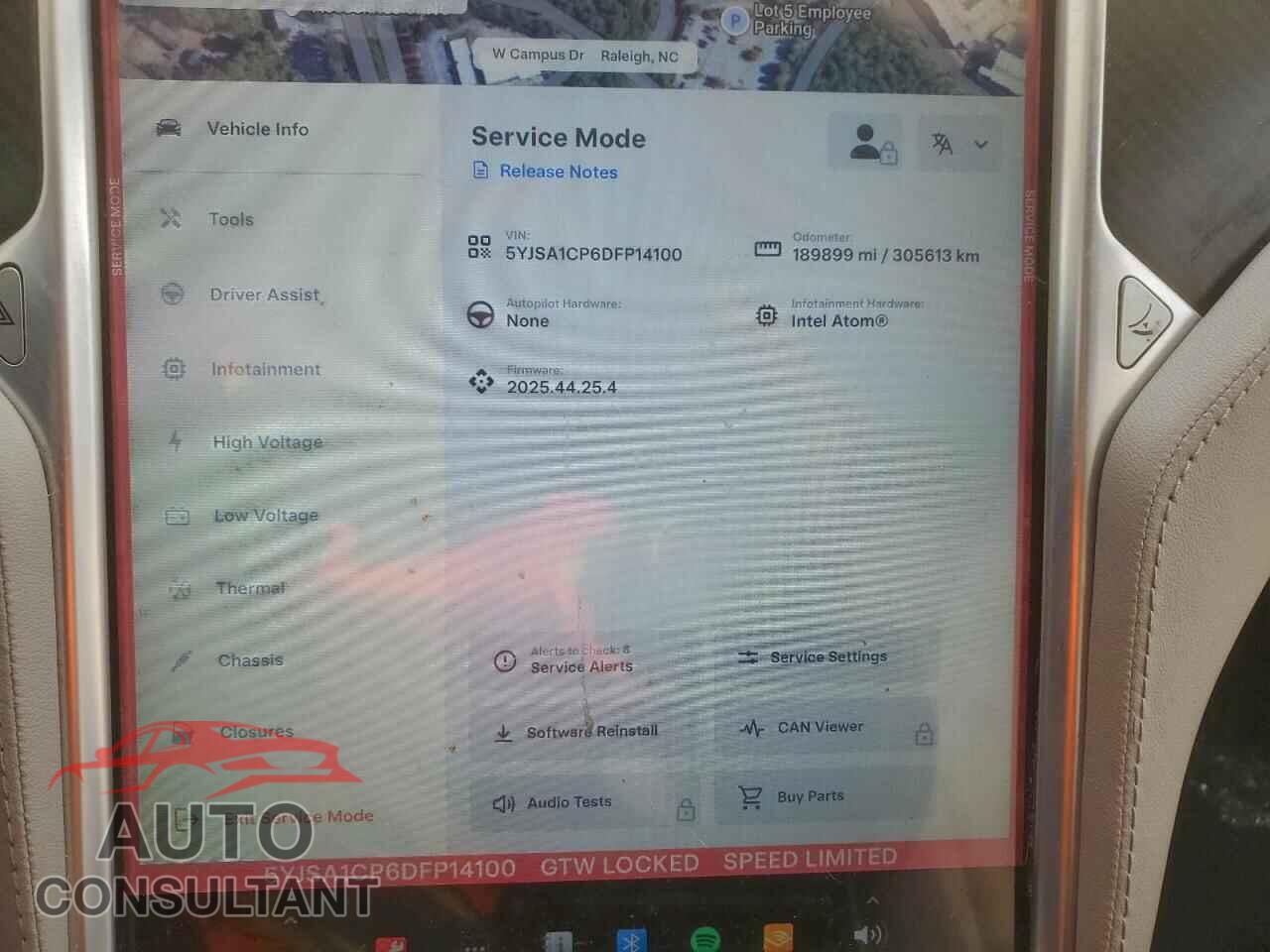 TESLA MODEL S 2013 - 5YJSA1CP6DFP14100