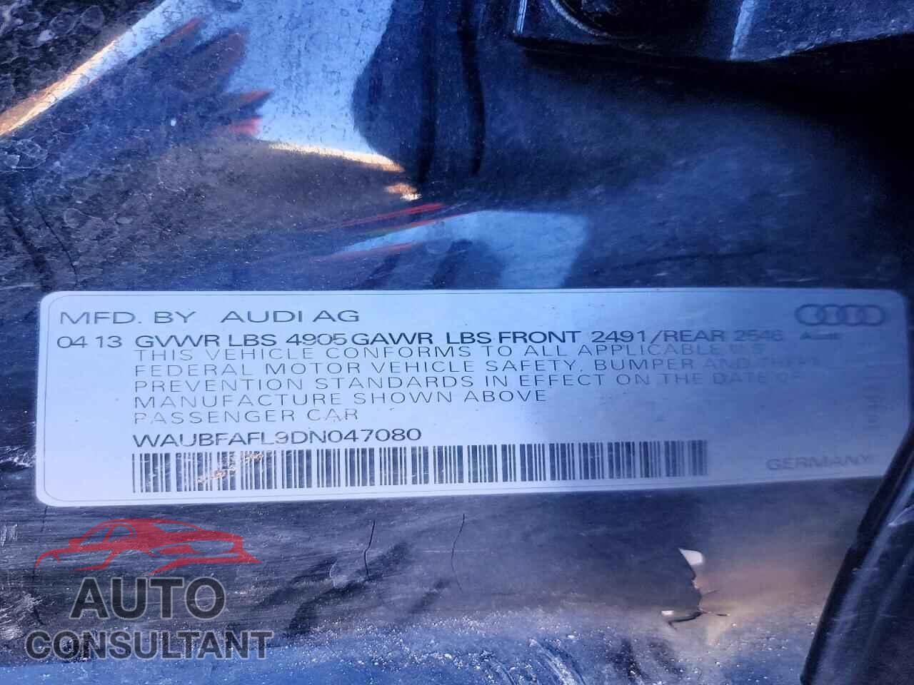 AUDI A4 2013 - WAUBFAFL9DN047080