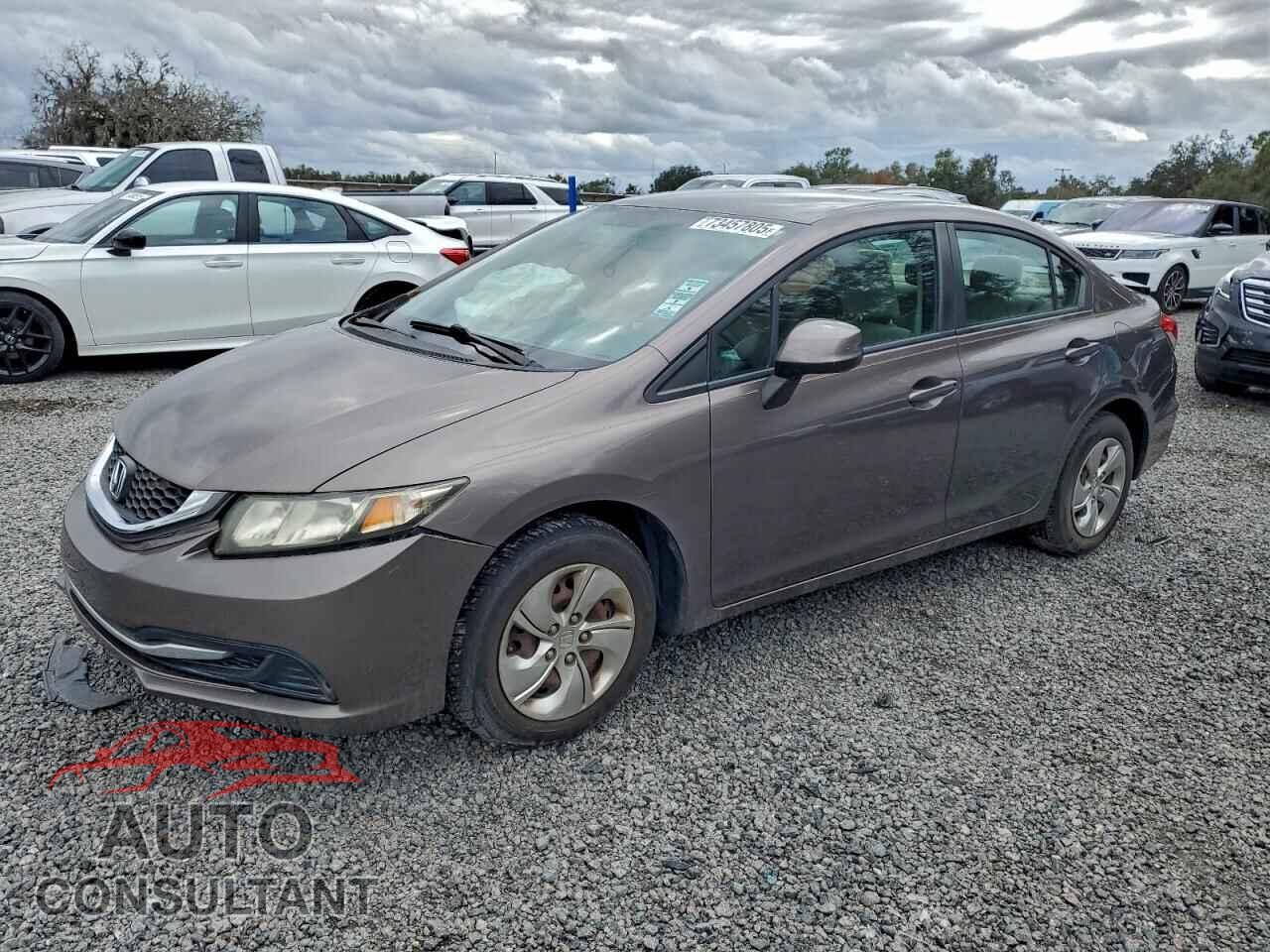 HONDA CIVIC 2013 - 19XFB2F50DE095594