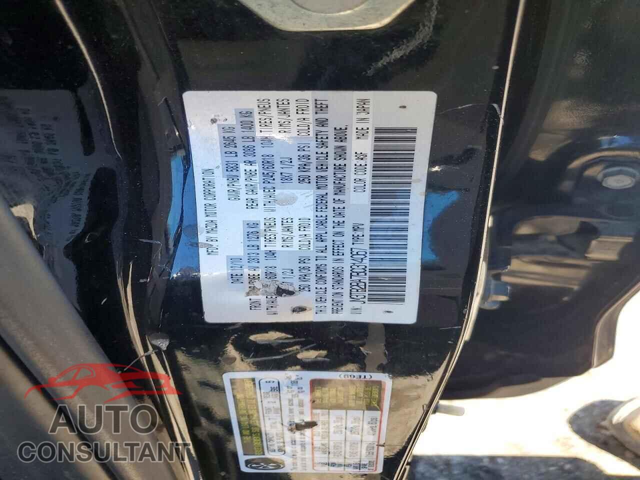 MAZDA CX-9 2011 - JM3TB2BA7B0314067