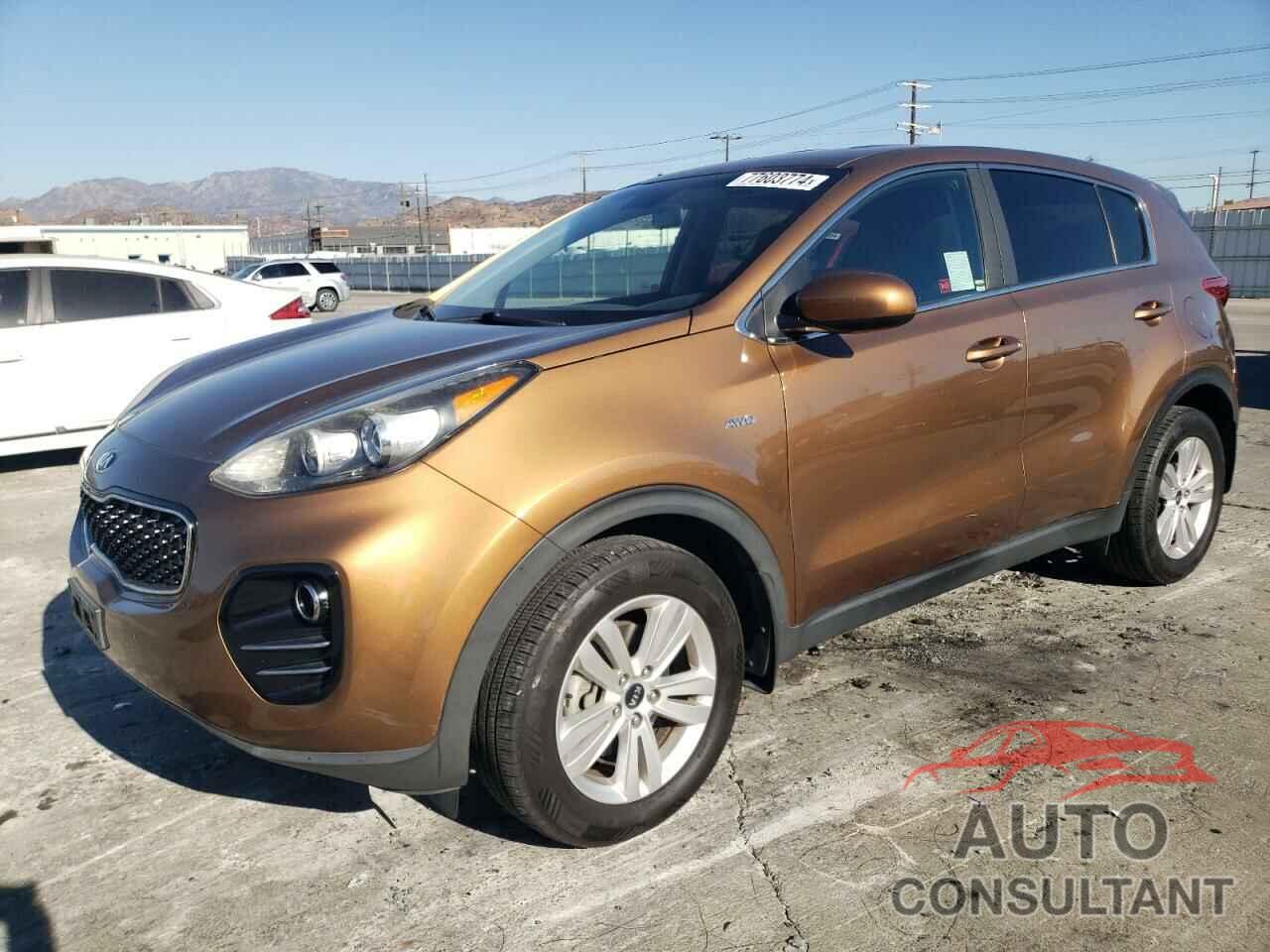 KIA SPORTAGE 2017 - KNDPMCAC1H7120714