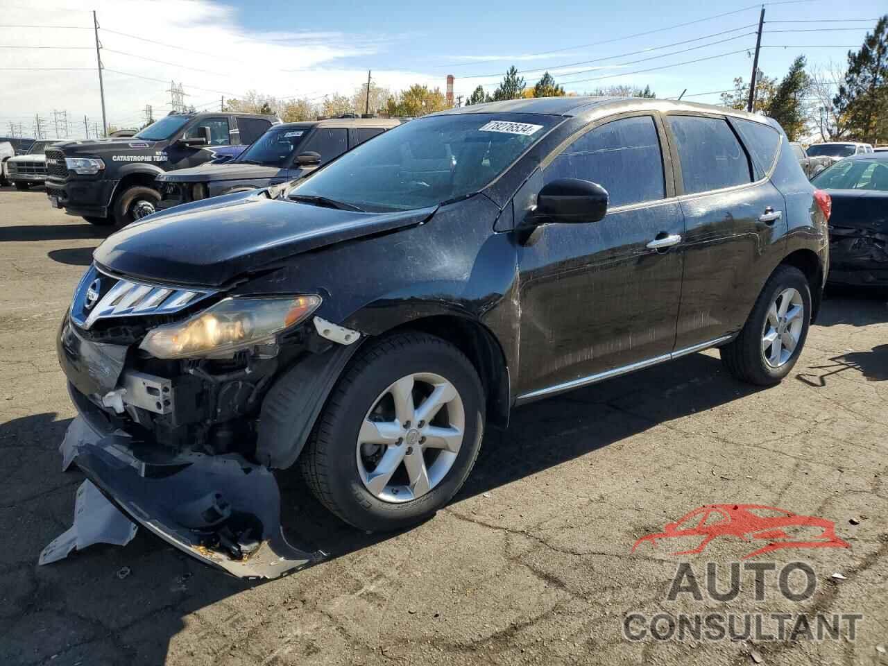 NISSAN MURANO 2010 - JN8AZ1MW7AW101389