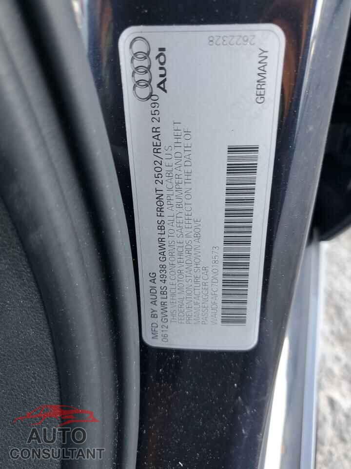 AUDI A6 2013 - WAUDFAFC7DN018573