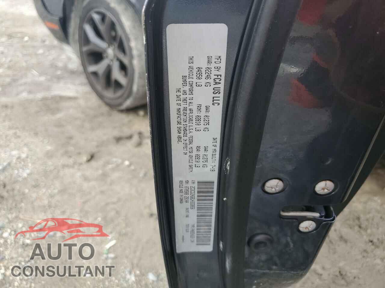 DODGE CHALLENGER 2018 - 2C3CDZAG8JH333856