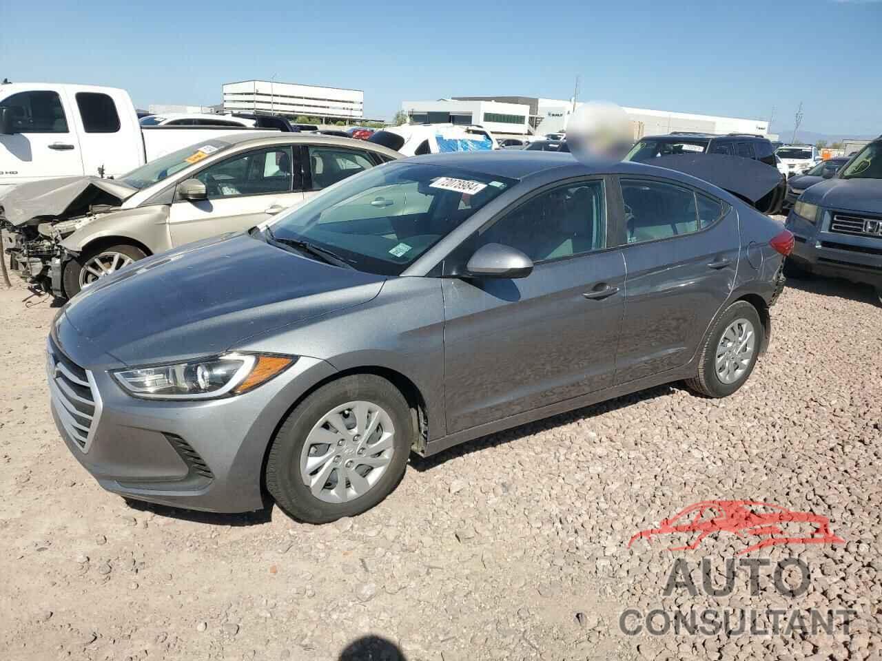 HYUNDAI ELANTRA 2018 - KMHD74LF6JU478238