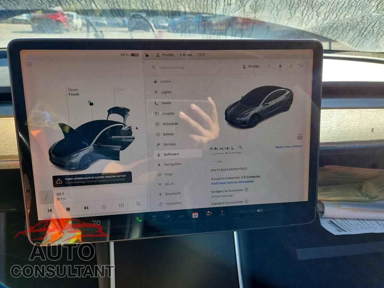 TESLA MODEL 3 2018 - 5YJ3E1EAXJF077502