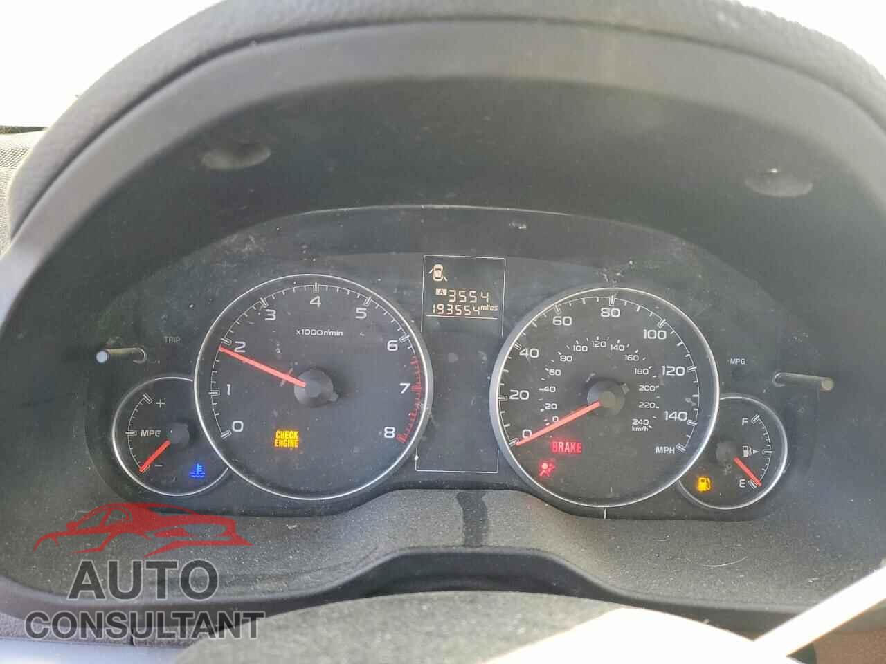 SUBARU OUTBACK 2014 - 4S4BRBAC8E1273994