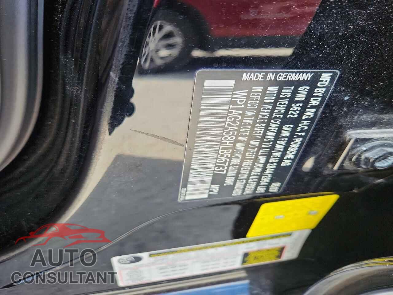 PORSCHE MACAN 2017 - WP1AG2A58HLB56737