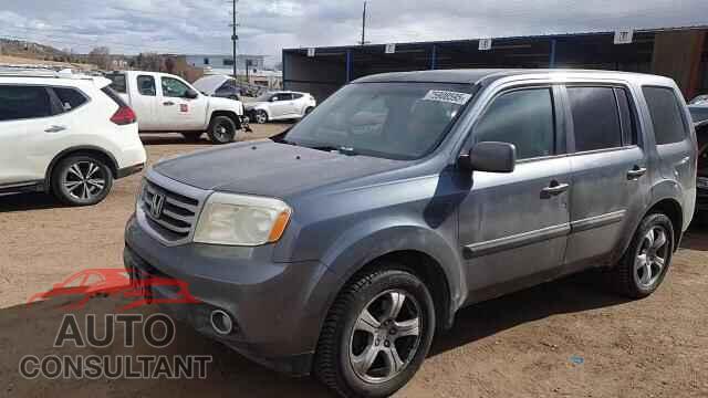 HONDA PILOT 2012 - 5FNYF4H76CB072501