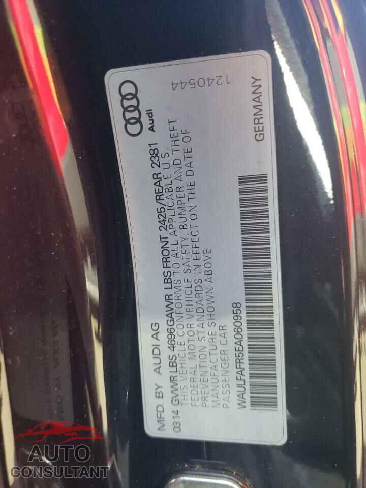 AUDI A5 2014 - WAULFAFR5EA060958