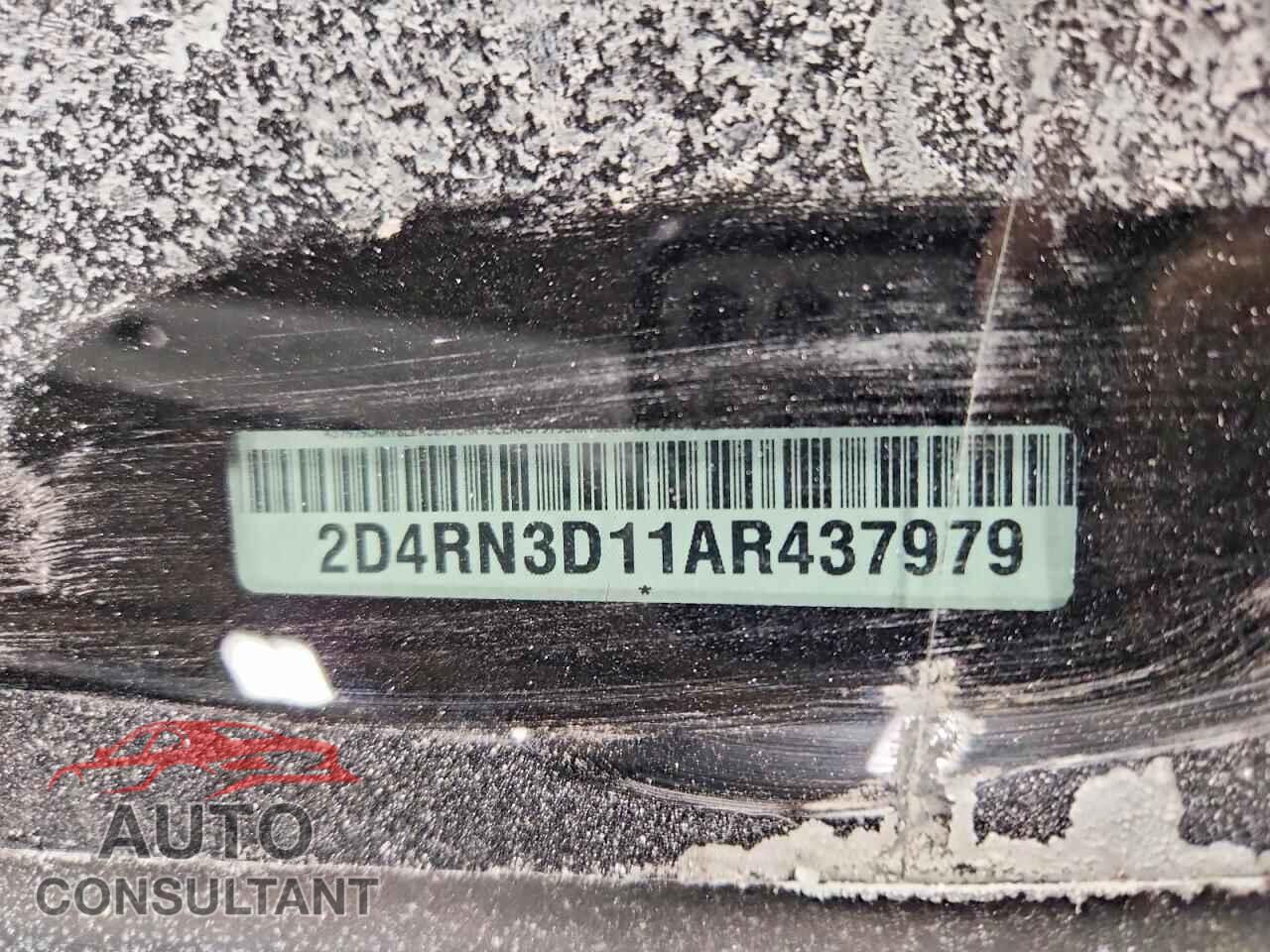 DODGE CARAVAN 2010 - 2D4RN3D11AR437979