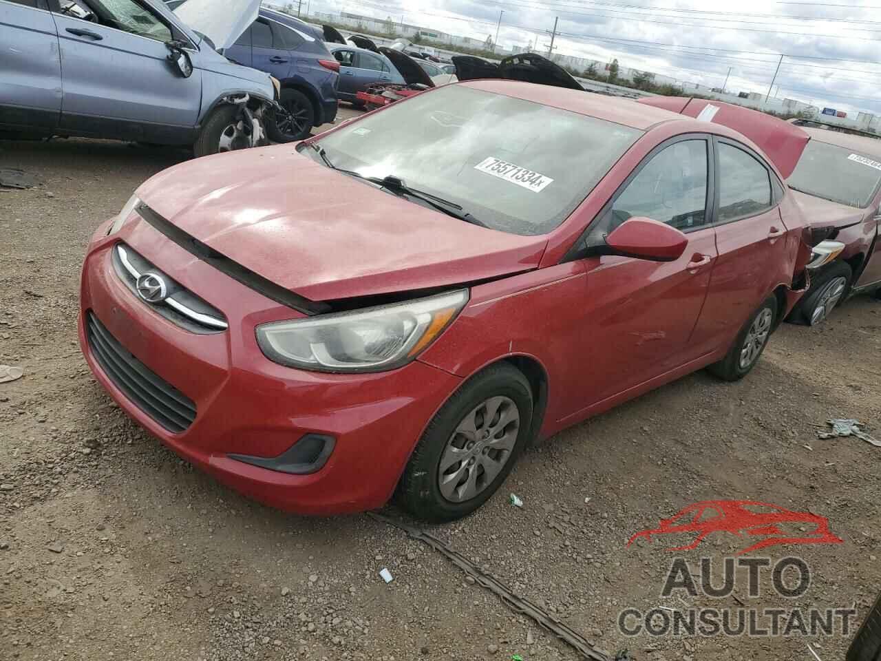 HYUNDAI ACCENT 2016 - KMHCT4AE5GU049294