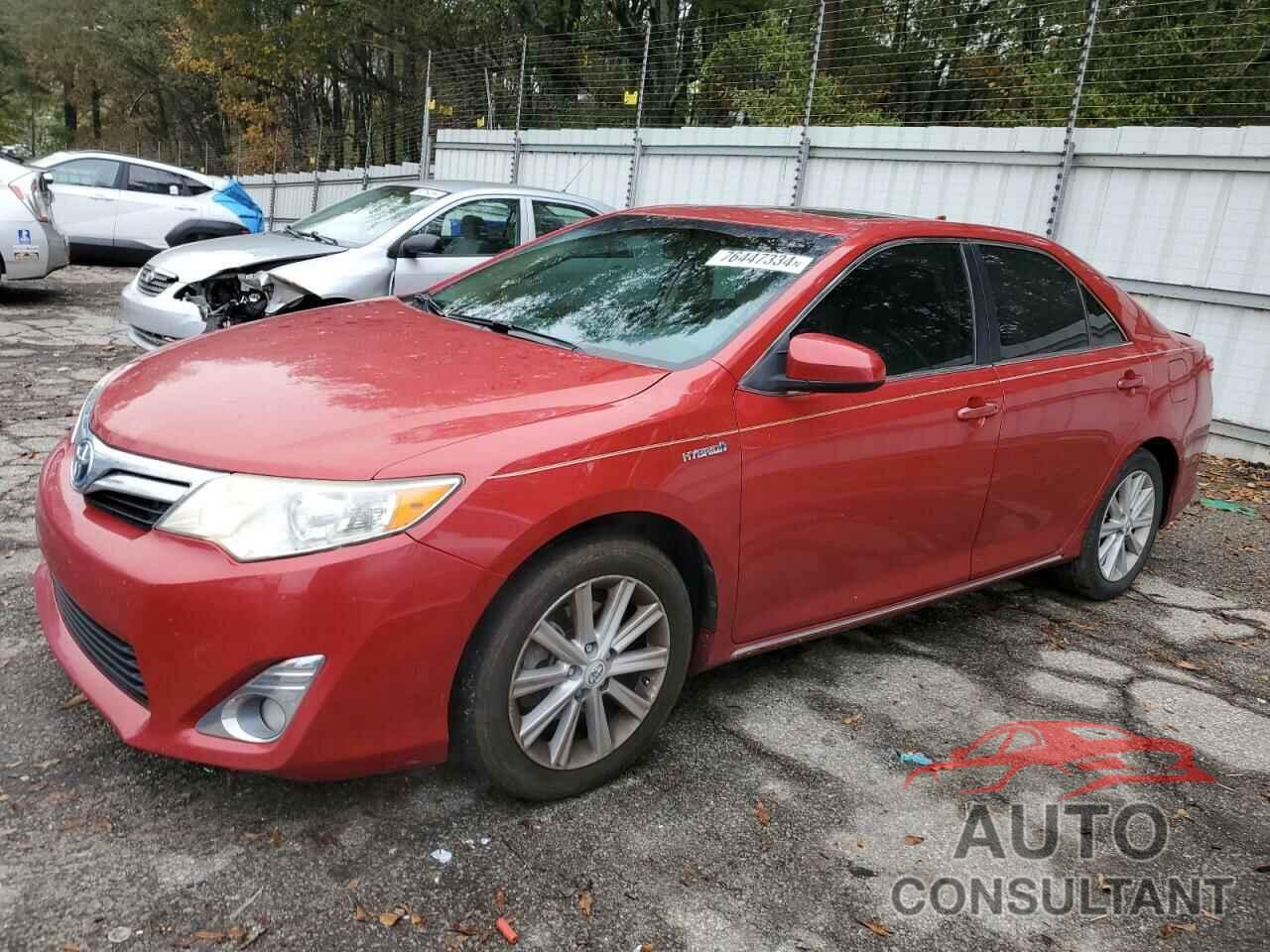 TOYOTA CAMRY 2012 - 4T1BD1FK5CU040014