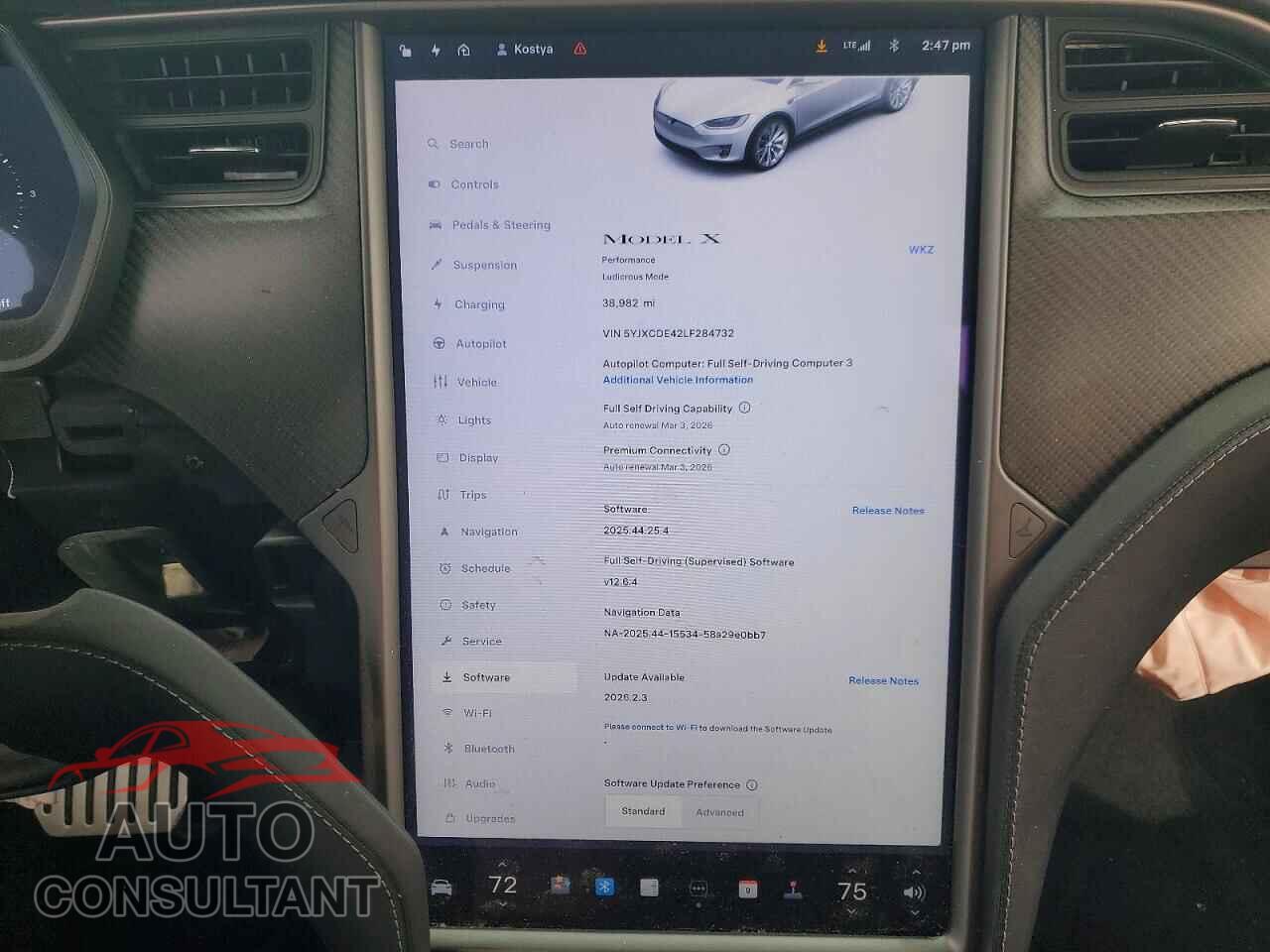 TESLA MODEL X 2020 - 5YJXCDE42LF284732