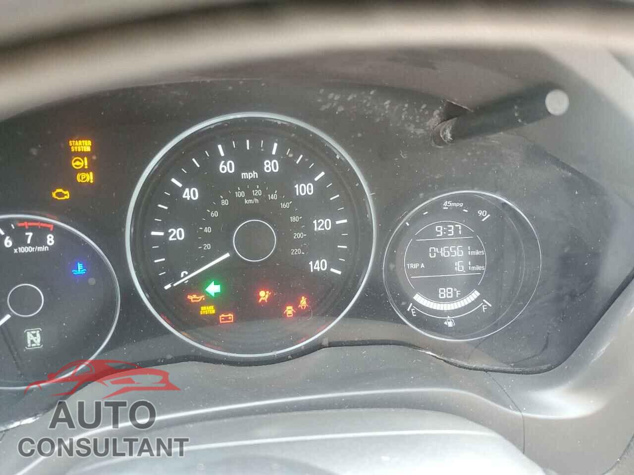 HONDA HR-V 2017 - 3CZRU6H57HM705248