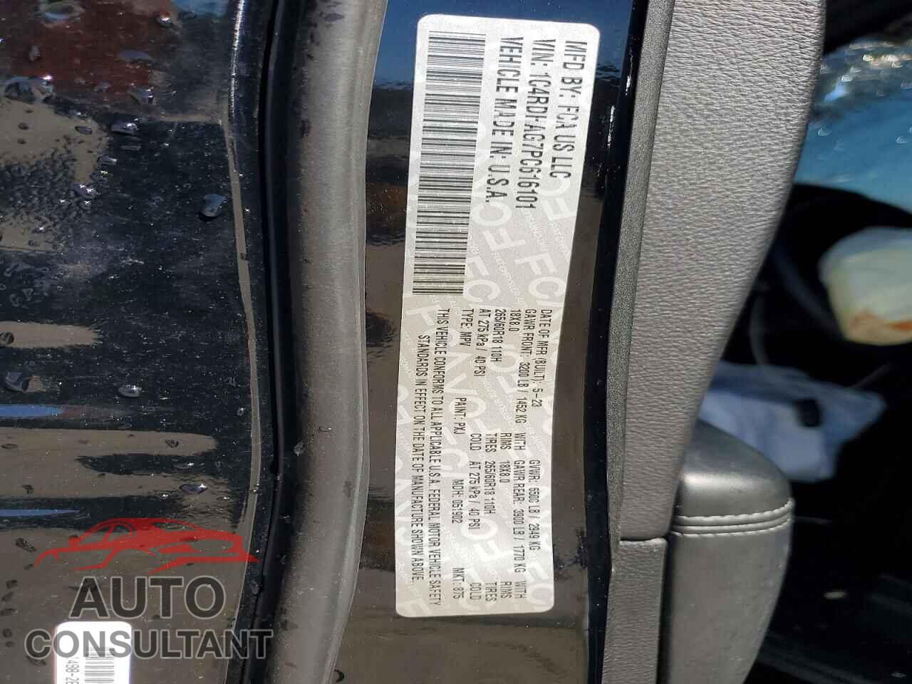 DODGE DURANGO 2023 - 1C4RDHAG7PC616101