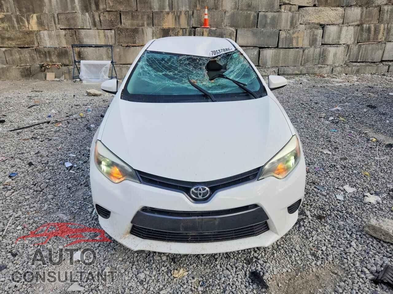 TOYOTA COROLLA 2016 - 2T1BURHEXGC672553