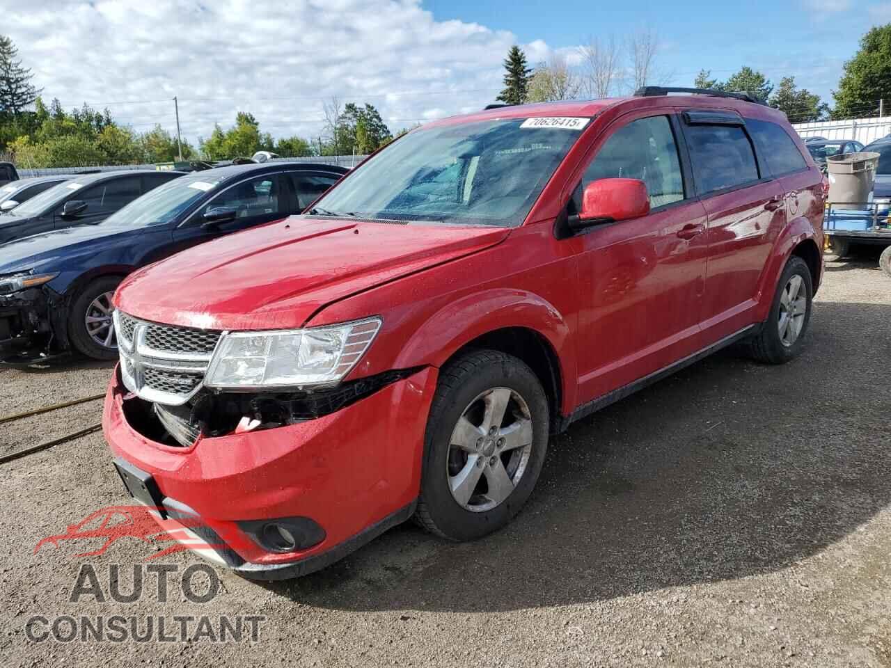 DODGE JOURNEY 2012 - 3C4PDCCG6CT251805