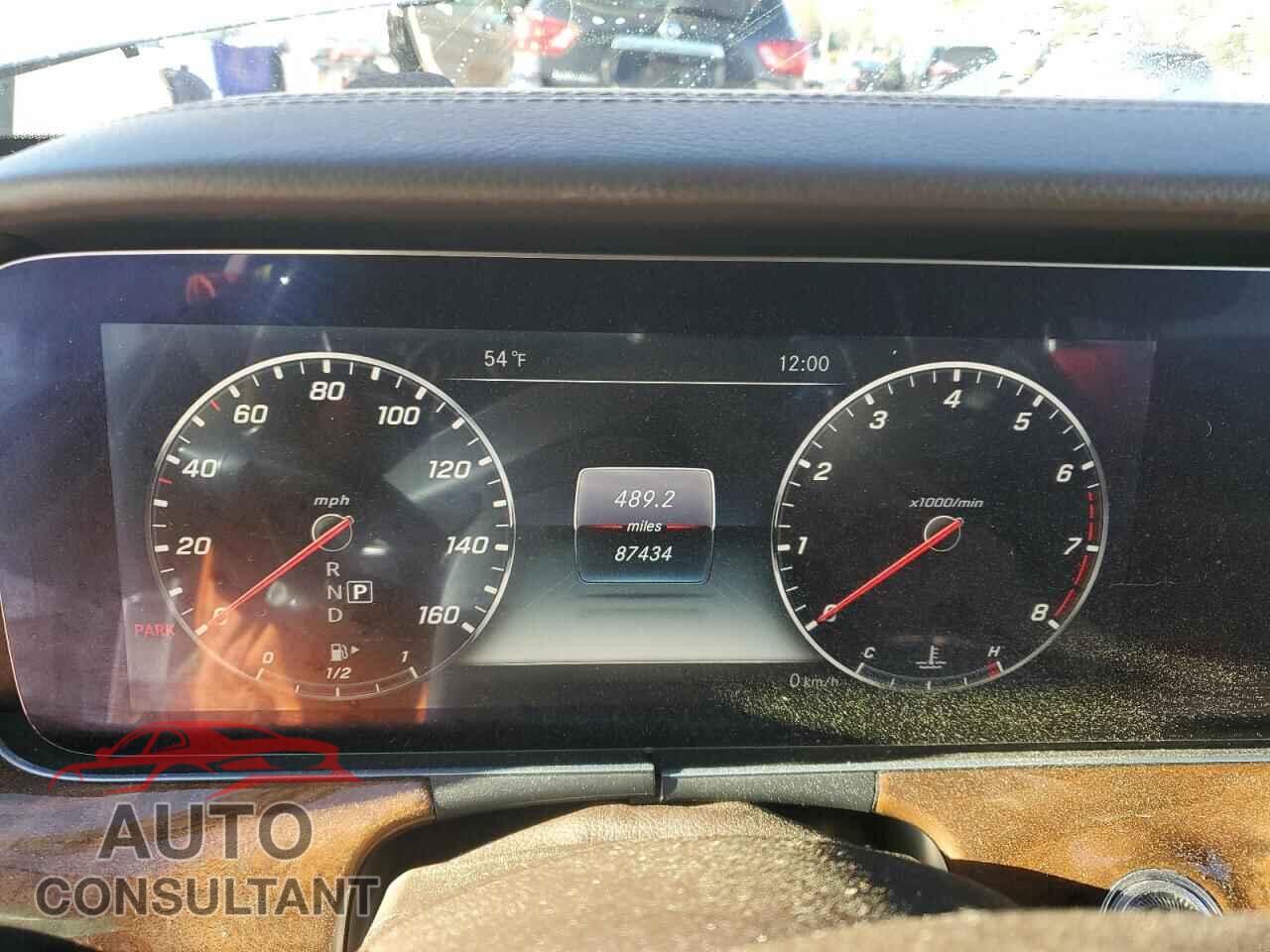 MERCEDES-BENZ E-CLASS 2017 - WDDZF4KB0HA077264
