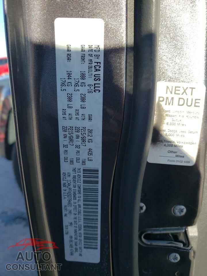 JEEP PATRIOT 2016 - 1C4NJPFA2GD794031