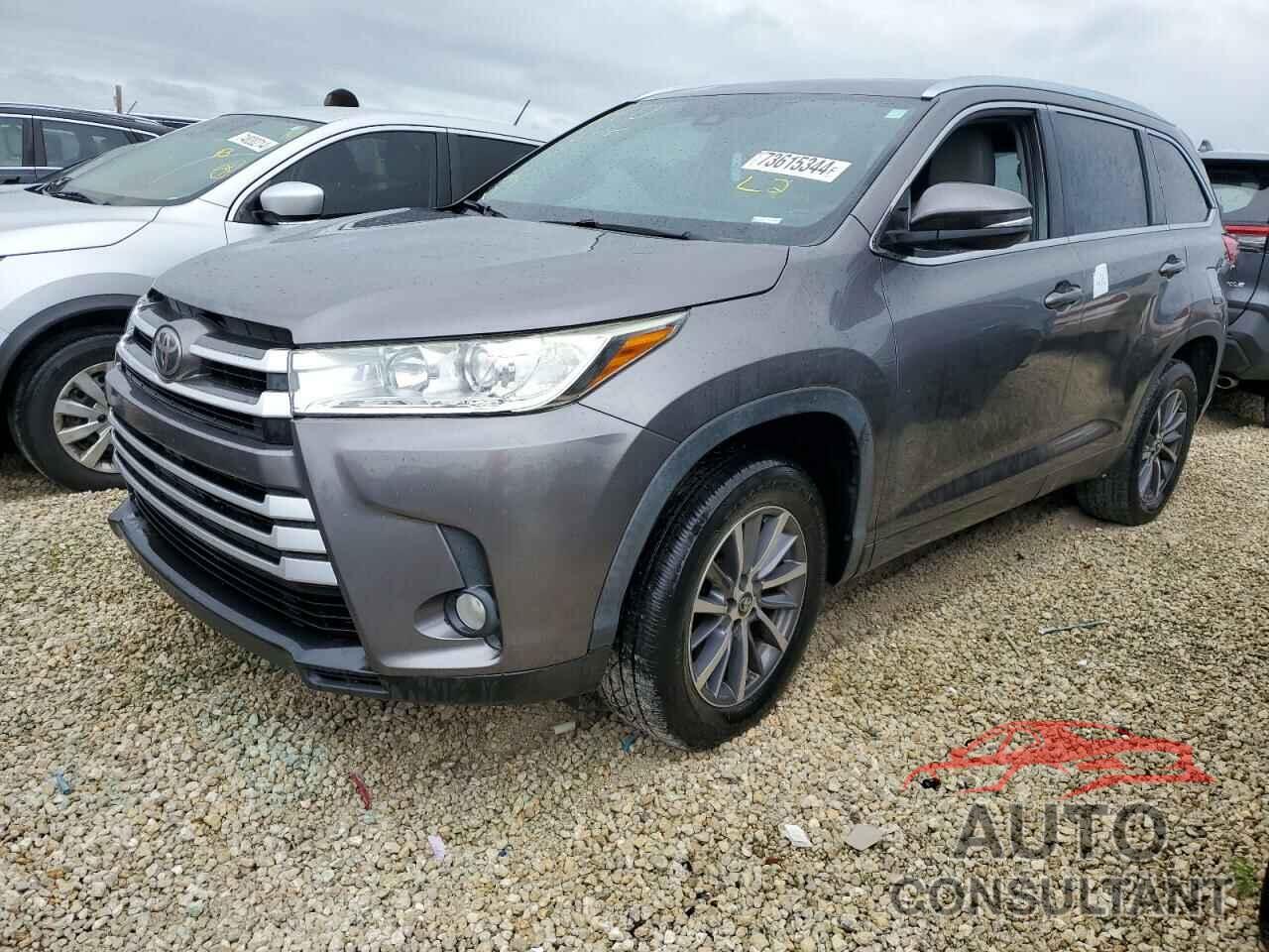 TOYOTA HIGHLANDER 2019 - 5TDKZRFH8KS567900