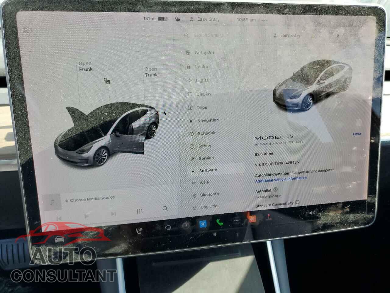 TESLA MODEL 3 2019 - 5YJ3E1EA7KF425435