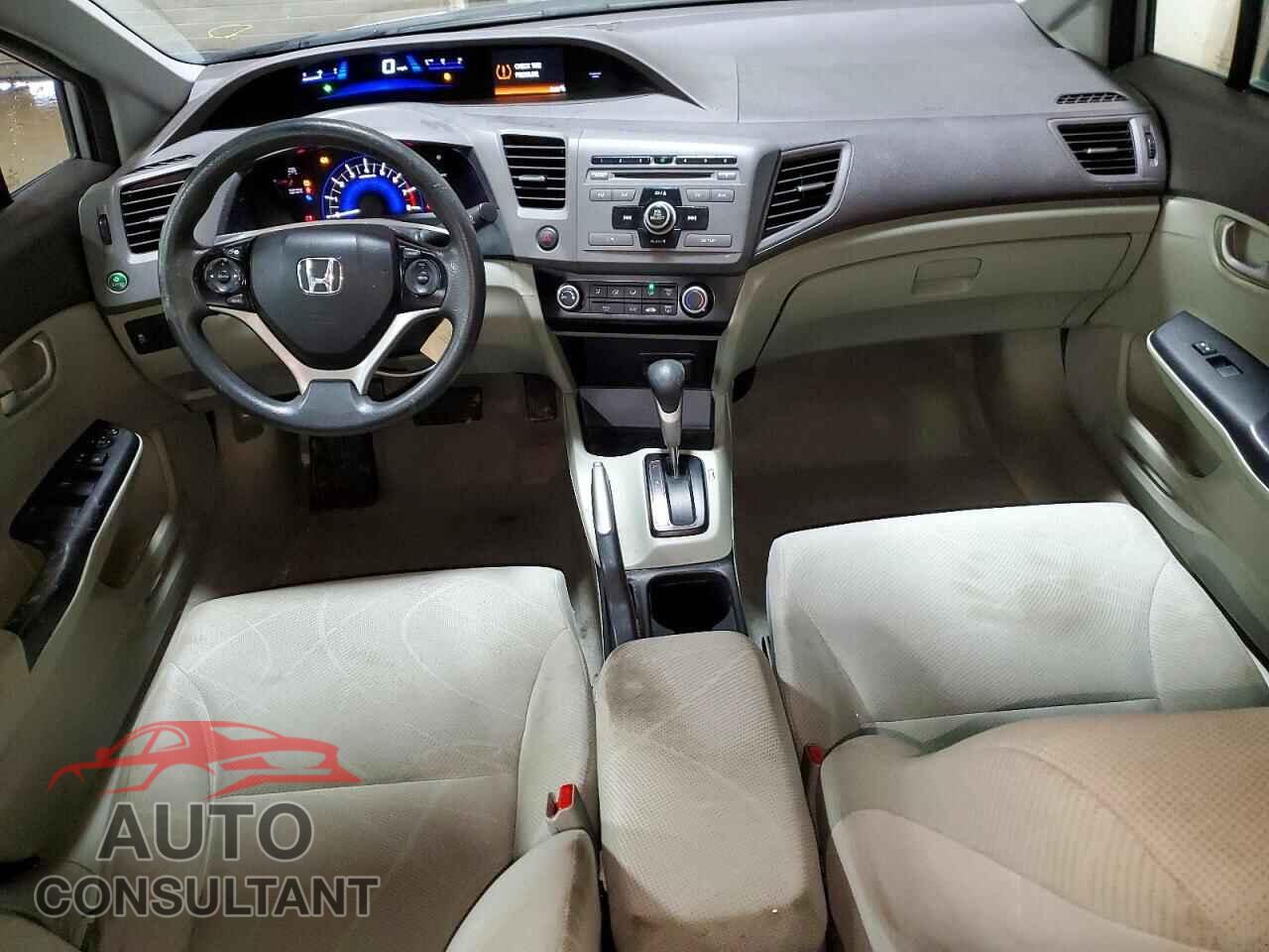 HONDA CIVIC 2012 - 19XFB2F56CE389239