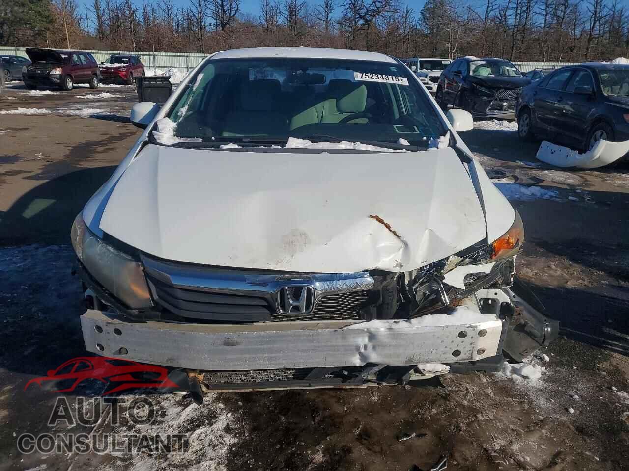 HONDA CIVIC 2012 - 2HGFB2F54CH331734