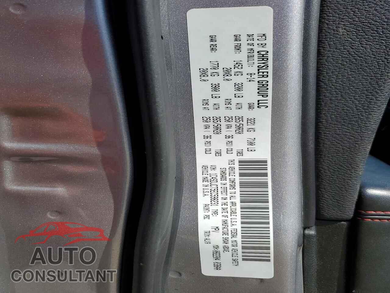 DODGE DURANGO 2014 - 1C4SDJCT5EC598231