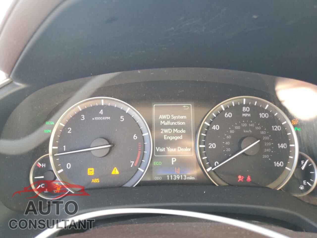 LEXUS RX350 2017 - 2T2BZMCA8HC100192