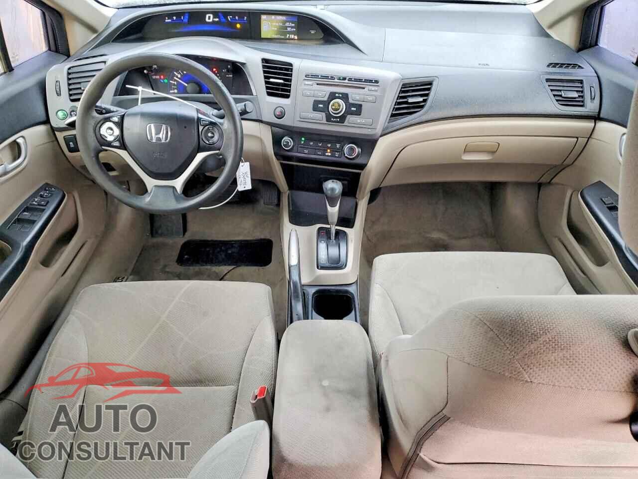 HONDA CIVIC 2012 - 19XFB2F51CE375068