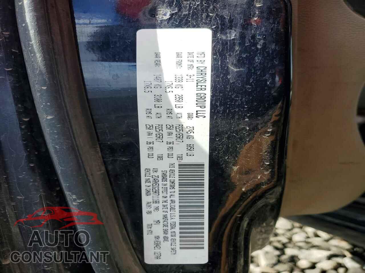 DODGE CARAVAN 2011 - 2D4RN5DG2BR711188
