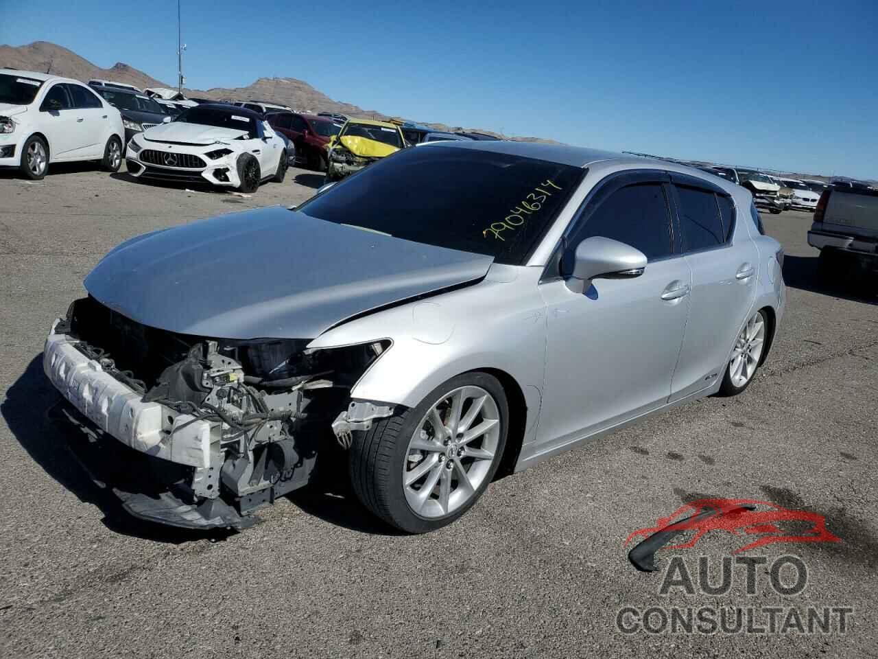 LEXUS CT 200 2012 - JTHKD5BH5C2053152