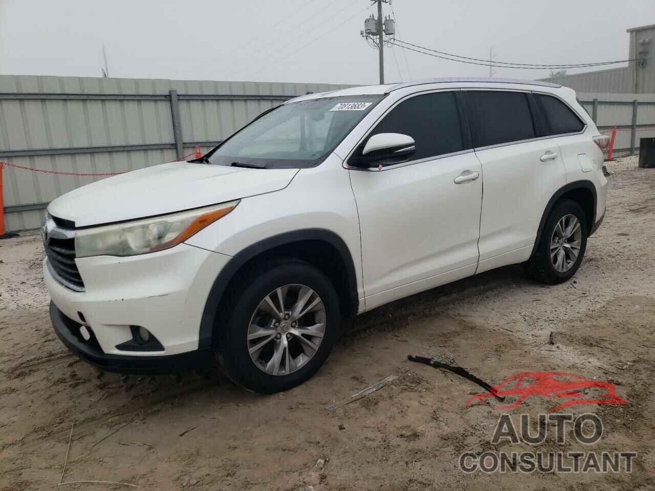 TOYOTA HIGHLANDER 2015 - 5TDKKRFH6FS096663