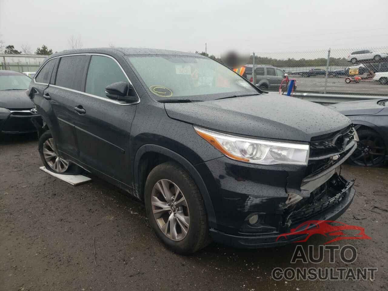 TOYOTA HIGHLANDER 2016 - 5TDBKRFH5GS297195