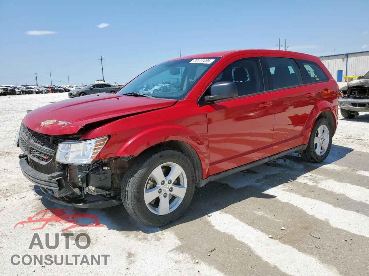 DODGE JOURNEY 2013 - 3C4PDCAB5DT532003